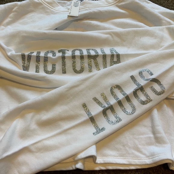 NWT Victoria secret sport crop long sleeve - Picture 5 of 5